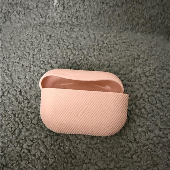 Pink Textured AirPods Case - Picture 1 of 1